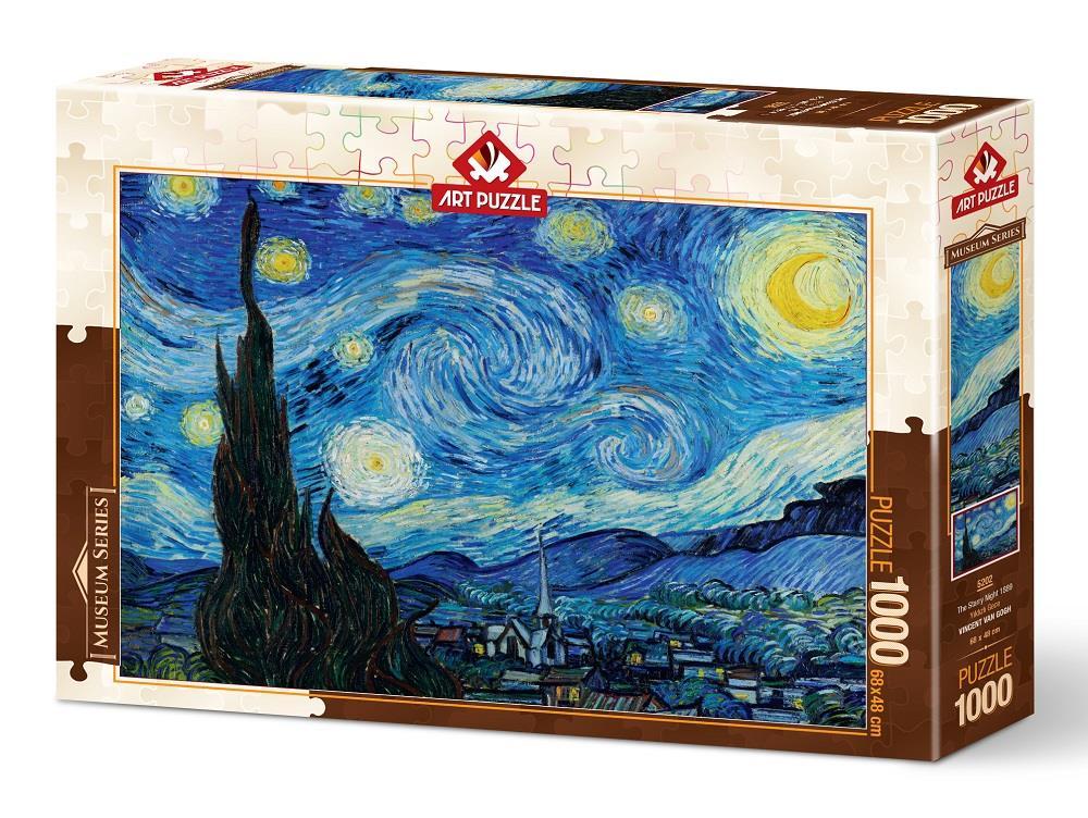 Art Puzzle Yıldızlı Gece, 1889 1000 Parça Puzzle