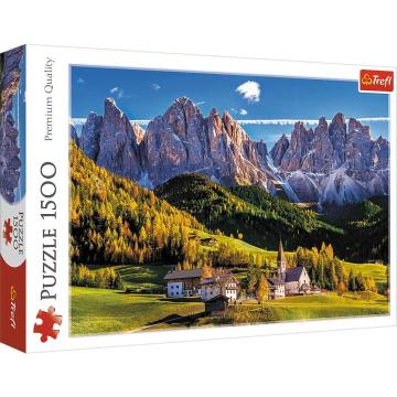 Trefl Puzzle Val Dı Funes Valley, Dolomıtes, Italy 1500 Parça Puzzle