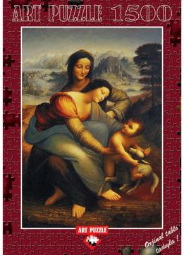 Art Puzzle Meryem, İsa Ve Azize 1500 Parça Puzzle