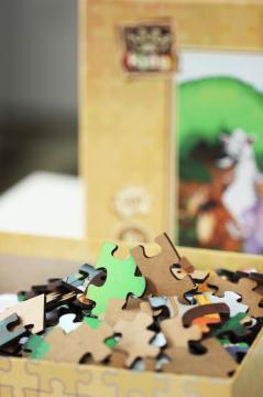 Art Kids Hayvanlar Treni 25 Parça Ahşap Puzzle