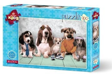 Art Puzzle Model Köpekler 100 Parça Yapboz