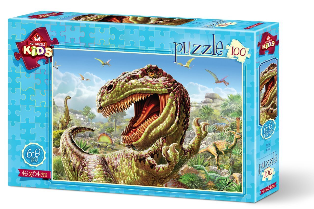 Art Puzzle T-Rex 100 Parça Yapboz