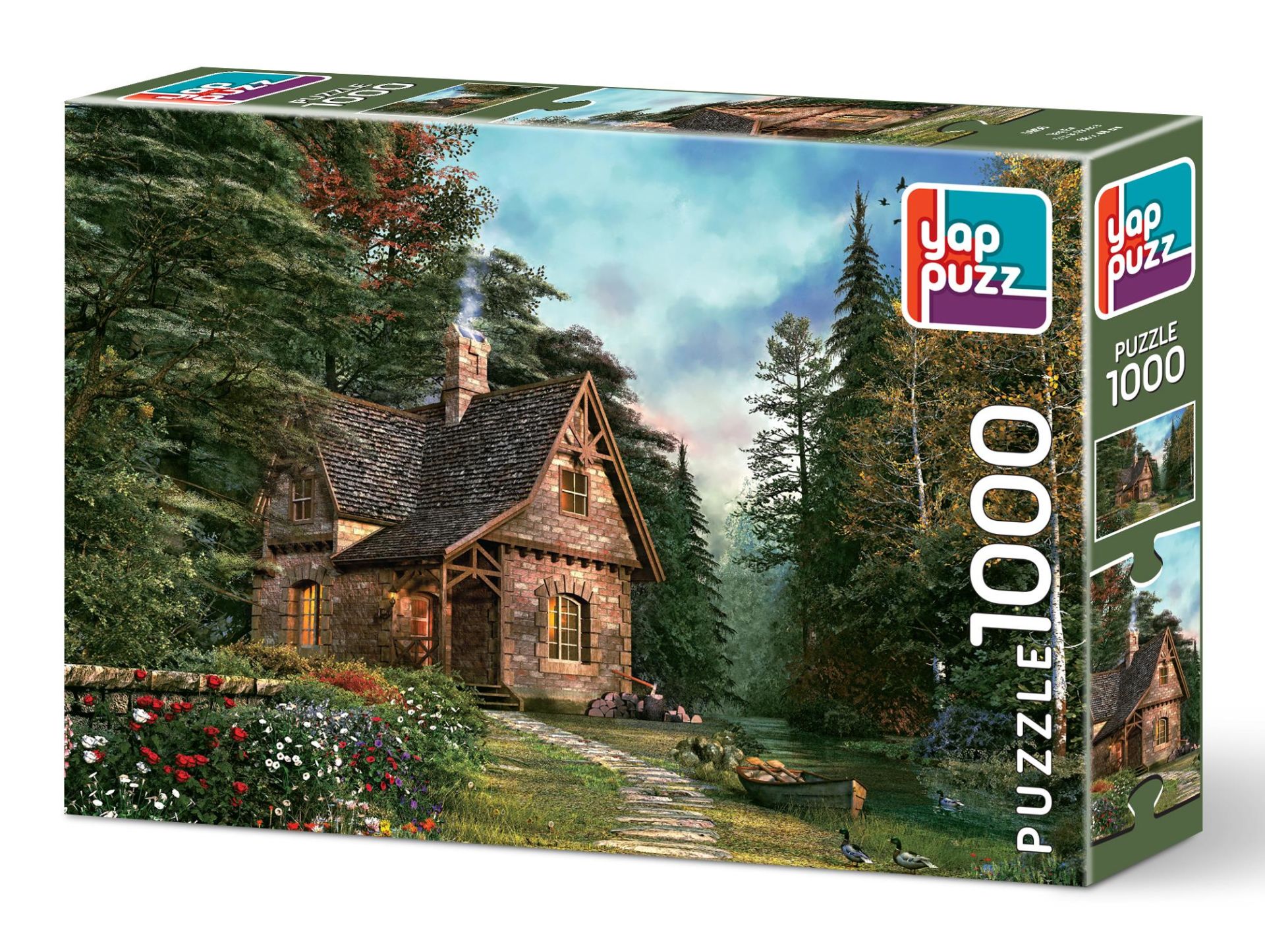 Yappuzz Taş Ev 1000 Parça Puzzle