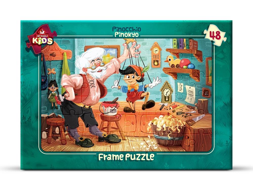 Art Çoçuk Frame Puzzle Pinokyo 48 Parça