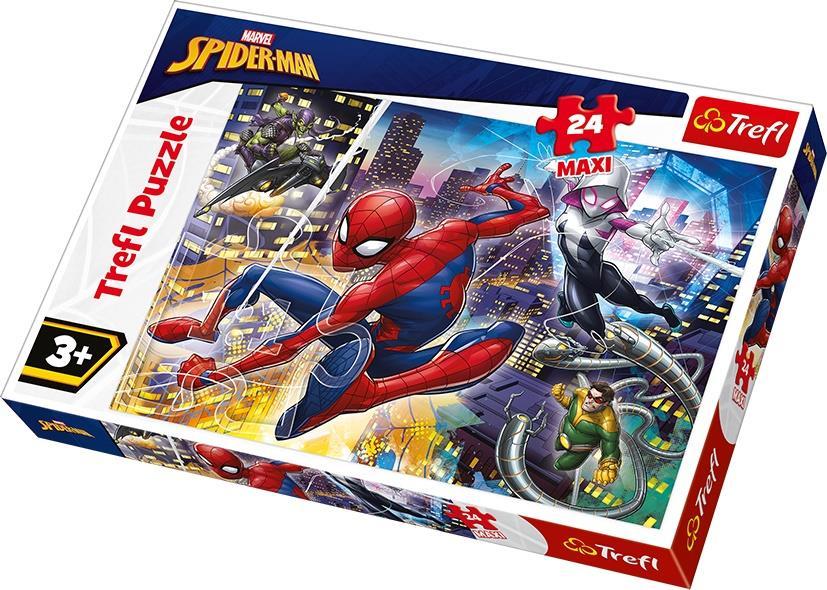 Trefl Puzzle Fearless Spiderman 24 Parça Maxi Yapboz