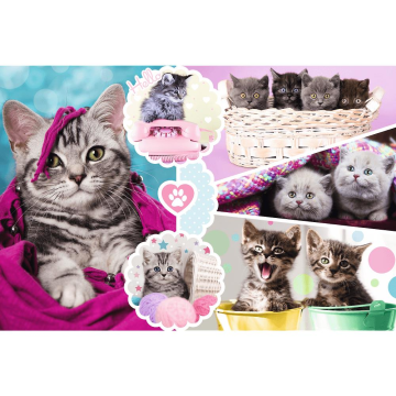 Trefl Çoçuk Puzzle Lovely Kittens 160 Parça Puzzle