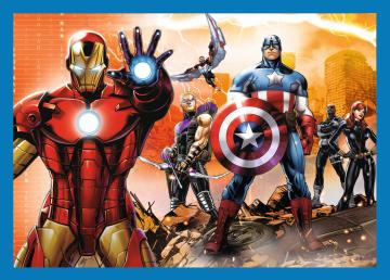 Trefl Puzzle Fearless Avengers 4'lü 35+48+54+70 Parça Yapboz