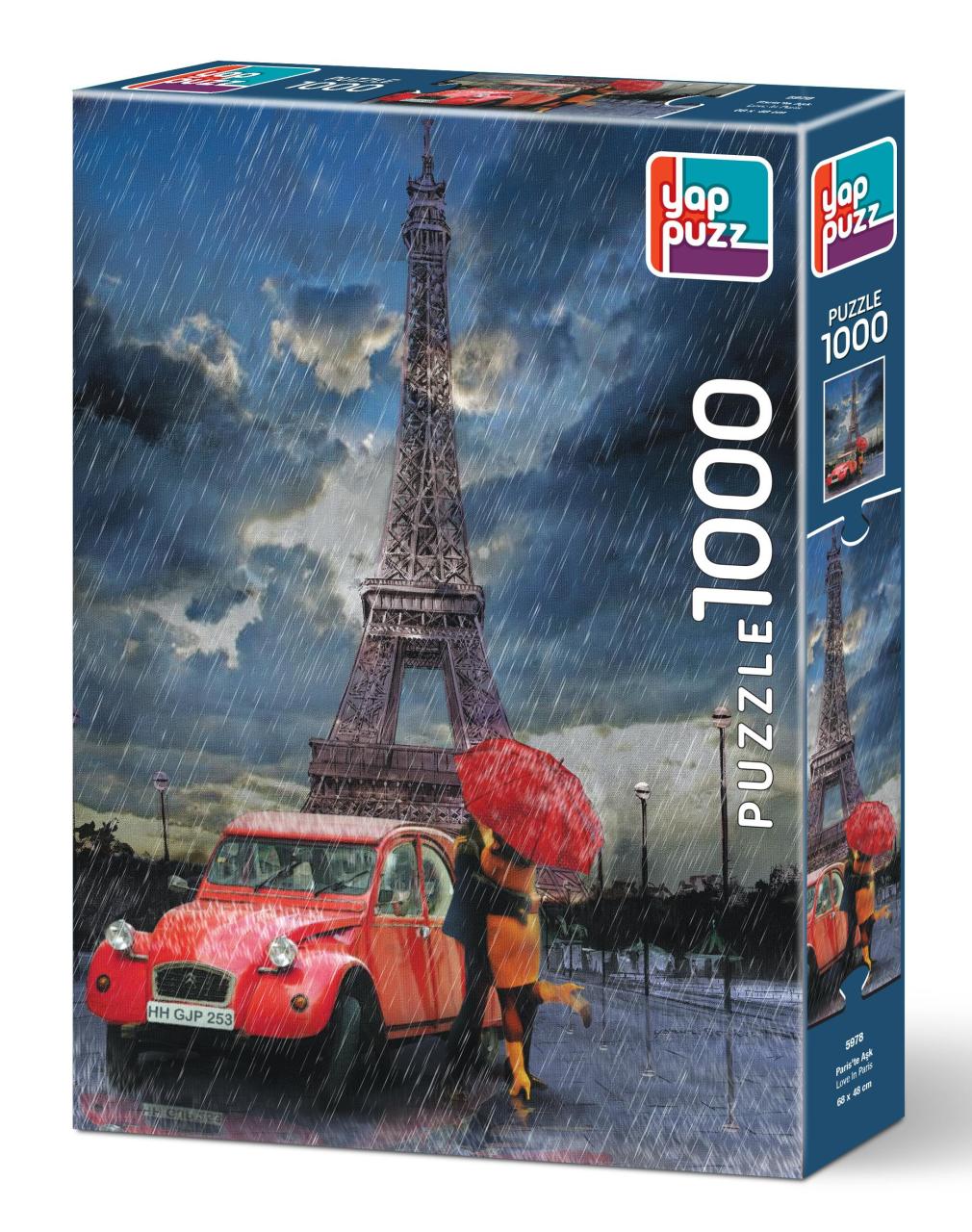 Yappuz Paris'te Aşk 1000 Parça Puzzle