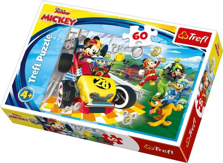Trefl Puzzle Rally with Friends Mickey 60 Parça Yapboz