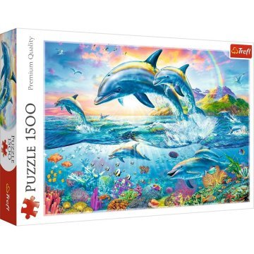 Trefl Dolphin Family 1500 Parça Puzzle