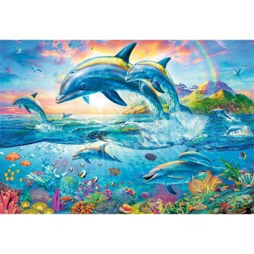 Trefl Dolphin Family 1500 Parça Puzzle
