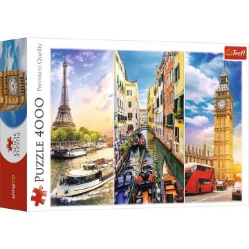 Trefl Trip Around Europe 4000 Parça Puzzle