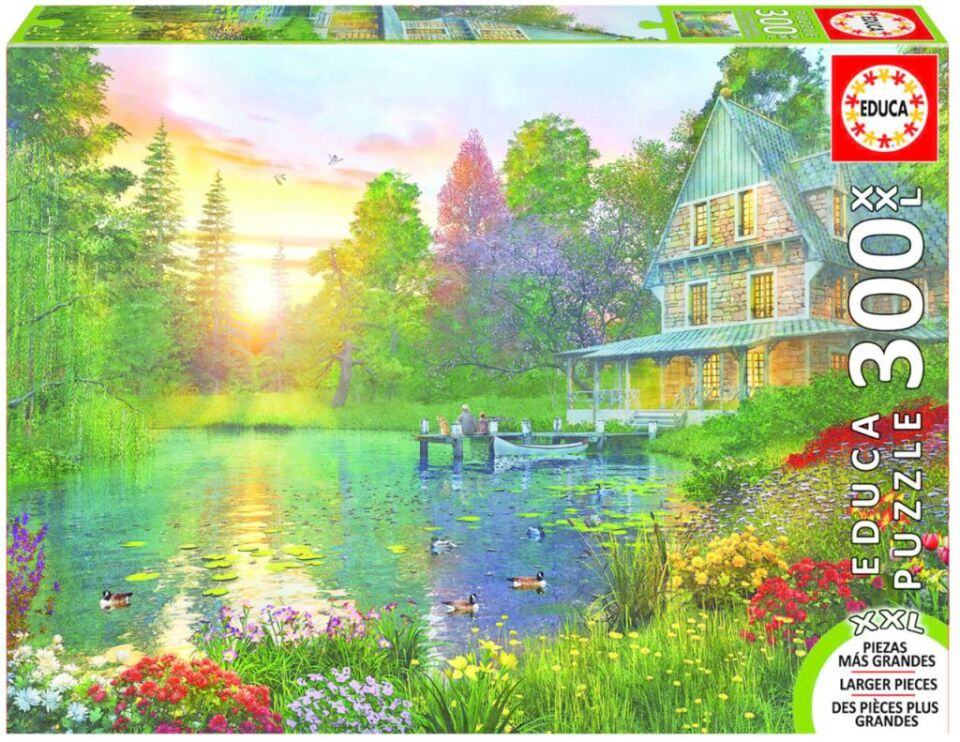 Educa Puzzle Sunset With Grandpa 300 Parça Puzzle