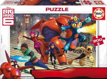 Educa Çoçuk Puzzle  Bıg Hero 200 Parça Puzzle