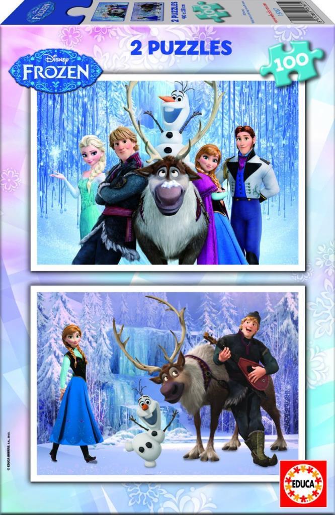 Educa Puzzle Frozen, Disney 2 X 100 Parça