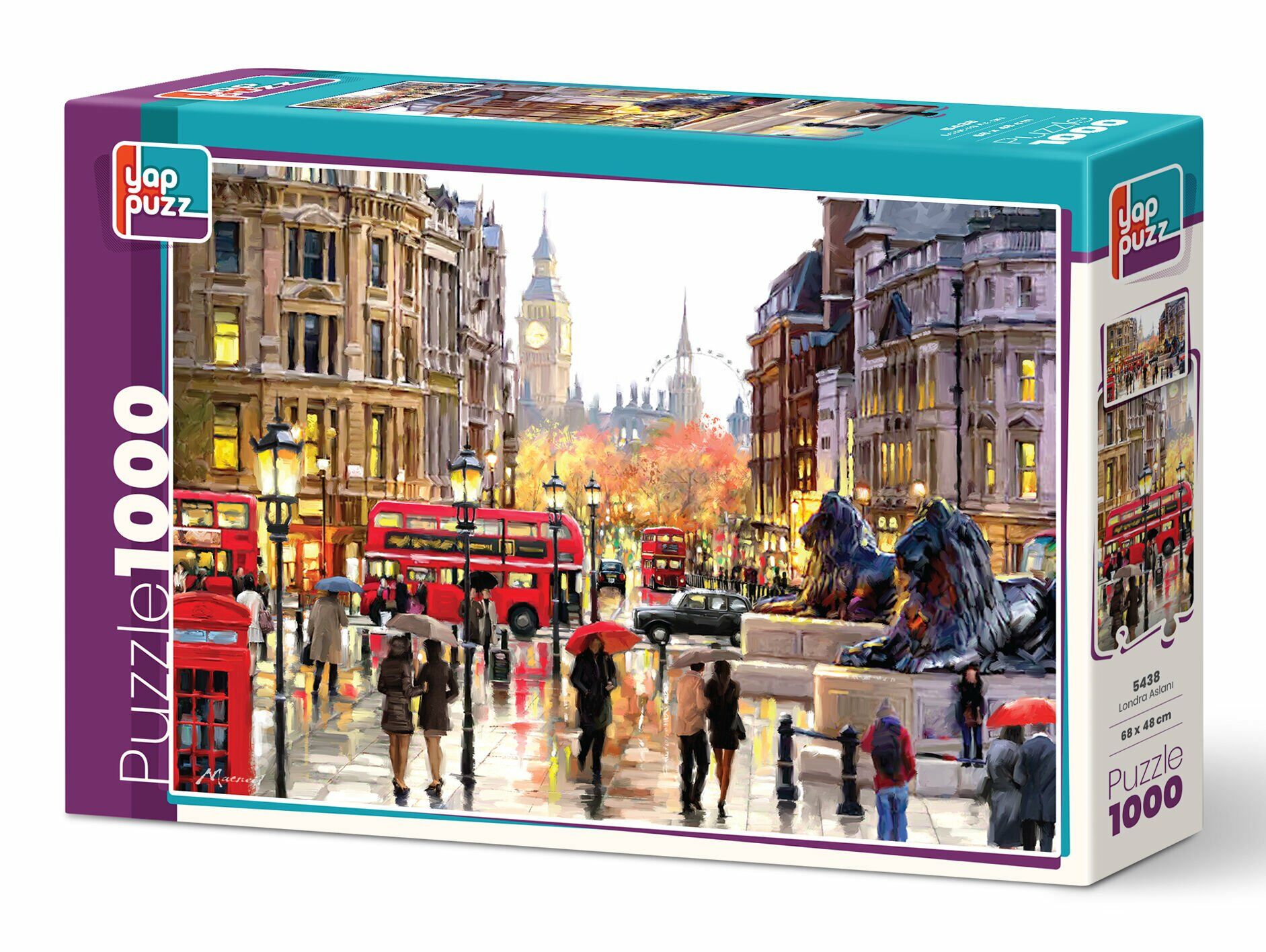 Yappuzz Londra Aslanı  1000 Parça Puzzle