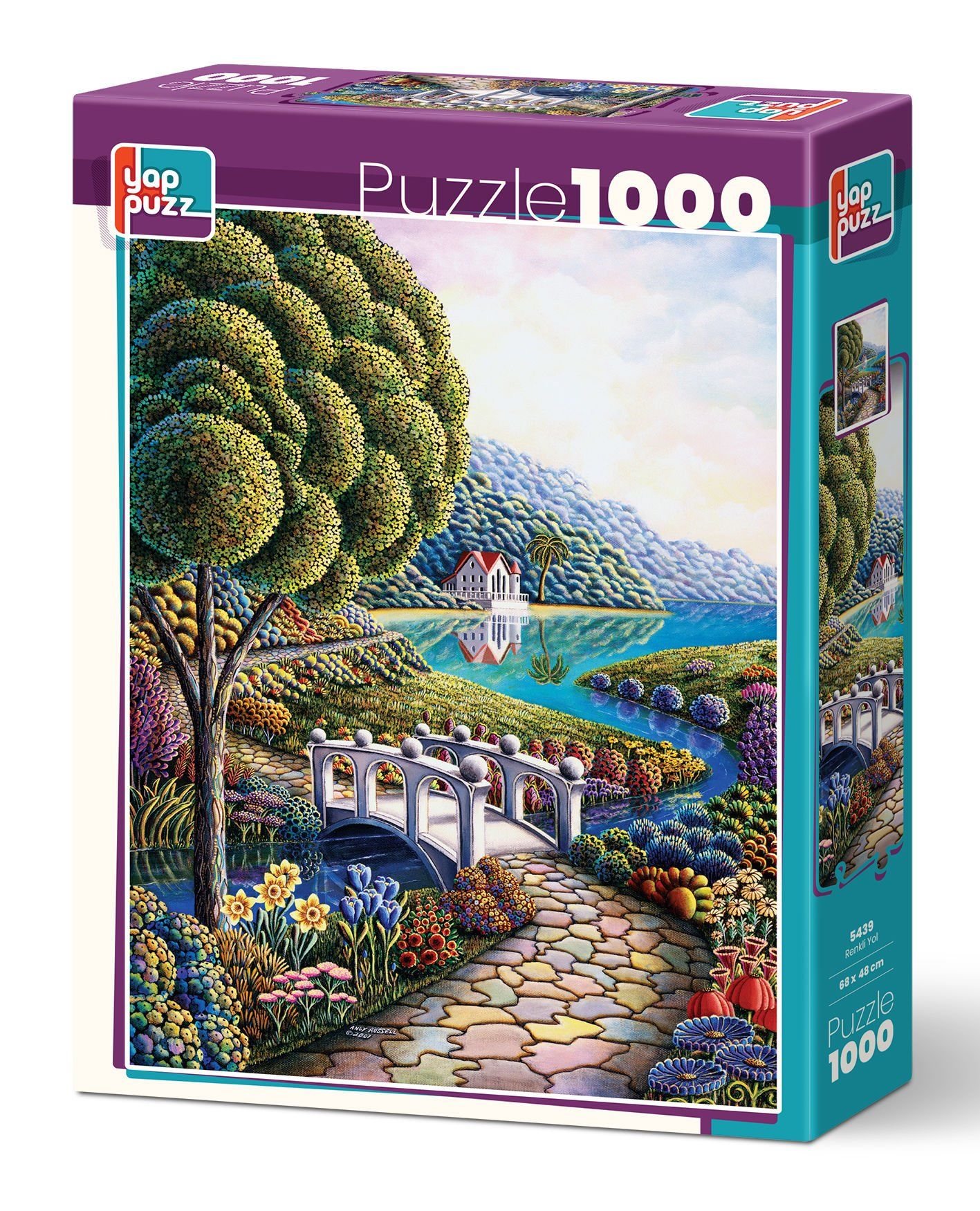 Yappuzz Renkli Yol 1000 Parça Puzzle