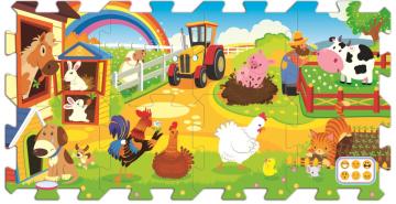 Trefl Puzzle Farm Fun, 20 Köpük Parça Yer Puzzle'ı