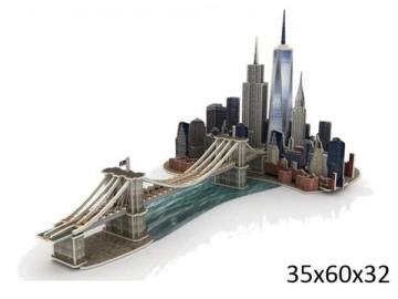 Educa 3D Monument Puzzle Manhattan Dr