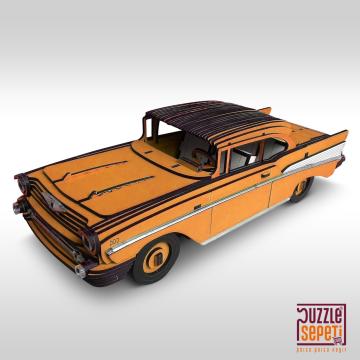 Puzzle Sepeti 1957 Chevrolet Belair 3D 179 Parça Ahşap Maket