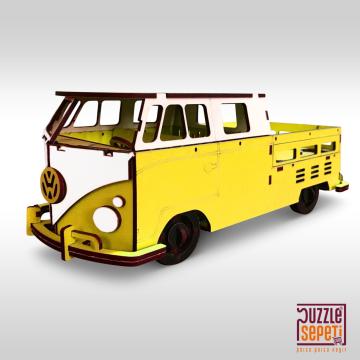 Puzzle Sepeti Vosvos Minibüs 3D 67 Parça Ahşap Maket