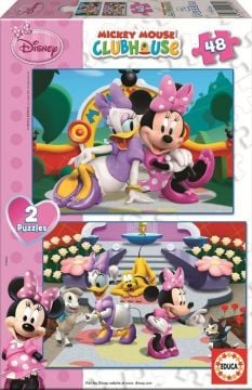 Educa Puzzle Minnie, Disney 2 X 48 Parça