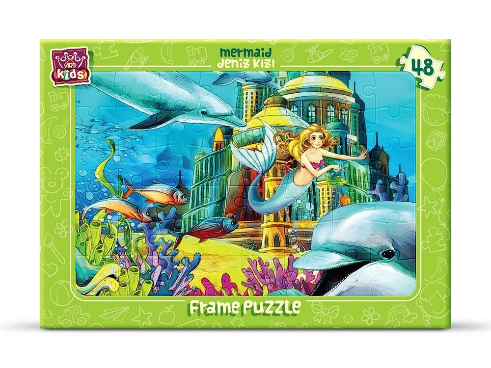 Art Çocuk Puzzle 48 Parça Deniz Kızı