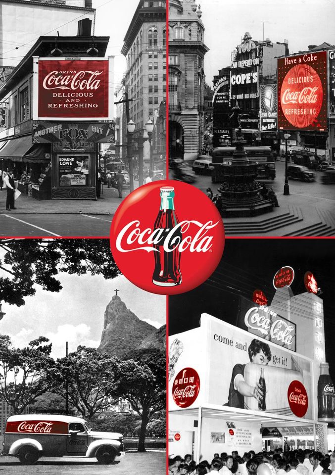 Art Puzzle Coca-Cola Siyah Beyaz'In Kırmızılığı 1000 Parça Puzzle