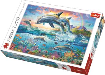 Trefl Puzzle Happy Dolphins 2000 Parça Puzzle