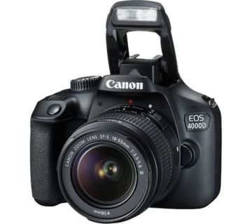 Canon EOS 4000D 18-55mm DC + 75-300mm DC DSLR Fotoğraf Makinesi - Canon Eurasia Garantili