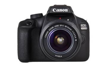 Canon EOS 4000D 18-55mm DC + 75-300mm DC DSLR Fotoğraf Makinesi - Canon Eurasia Garantili