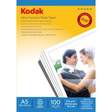 Kodak Ultra Premium Inkjet Baskı Kağıdı A5 15x21 270 gr.