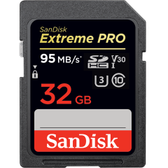 Sandisk 32 GB SDHC Extreme Pro class10 UHS - I u3 - 95 MB/s 633x Hafıza Kartı