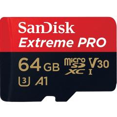 Sandisk 64 GB Micro SDHC Extreme Pro class10 UHS - I u3 - 100 MB/s 667x Hafıza Kartı