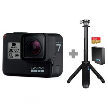 GoPro Hero 7 Black Holiday Bundle (Resmi Distribütör Garantili)