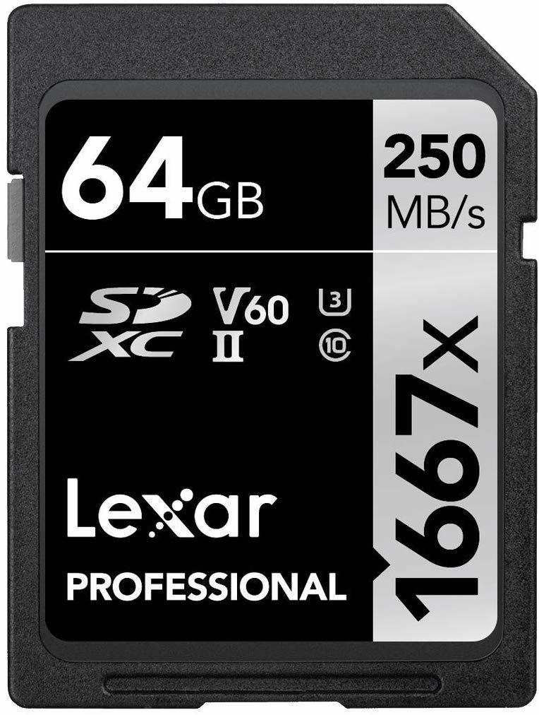 Lexar 64 GB SDXC class10 UHS - II u3 - 250 MB/s 1667x Hafıza Kartı