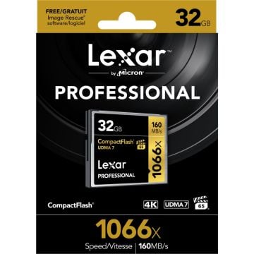 Lexar 32 GB CF UDMA 7 160 mb/s 1066x Hafıza Kartı