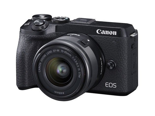 Canon EOS M6 Mark II 15-45 Aynasız Fotoğraf Makinesi - Canon Eurasia Garantili