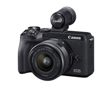 Canon EOS M6 Mark II 15-45 Aynasız Fotoğraf Makinesi - Canon Eurasia Garantili