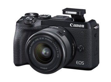 Canon EOS M6 Mark II 15-45 Aynasız Fotoğraf Makinesi - Canon Eurasia Garantili