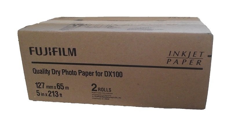 Fujifilm DX100 Photo Printer Kağıdı (Inkjet Kağıt) 12.7x65 Metre