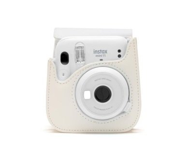Fujifilm Instax Mini 11 ve12 Uyumlu Çanta Ice White (Buz Beyaz)