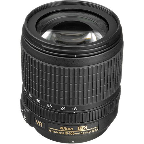 Nikon AF-S DX Nikkor 18-105mm F/3.5-5.6G ED VR Geniş Açı Zoom Lens