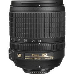 Nikon AF-S DX Nikkor 18-105mm F/3.5-5.6G ED VR Geniş Açı Zoom Lens