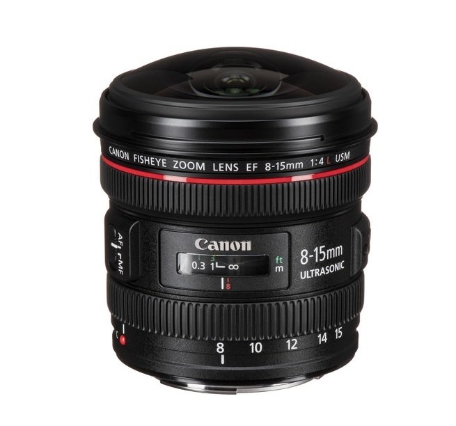 Canon EF 8-15 mm f/4L USM Fisheye Lens (Canon Eurasia Garantili)