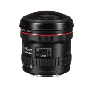 Canon EF 8-15 mm f/4L USM Fisheye Lens (Canon Eurasia Garantili)