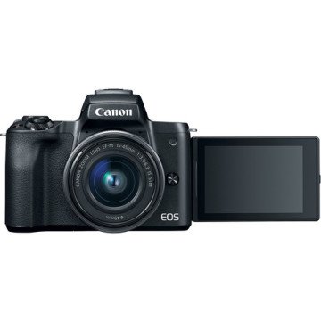 Canon EOS M50 15-45mm IS STM Aynasız Fotoğraf Makinesi - Canon Eurasia Garantili