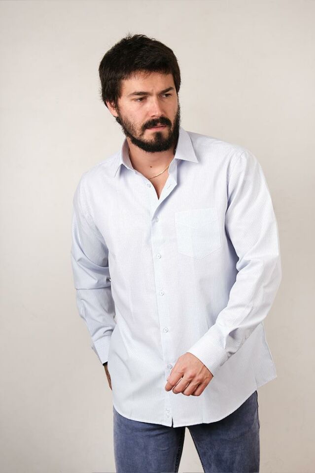 2198 KING MİNİ EKS.KLS.U/K GÖMLEK 83165/4 MAVİ