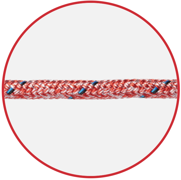 BLUE OCEAN D/BRAID 8mm RED