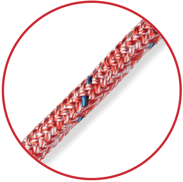 BLUE OCEAN D/BRAID 14mm RED